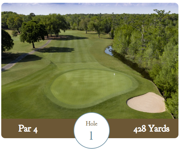 Hole 1 — Willbrook Plantation Golf Club